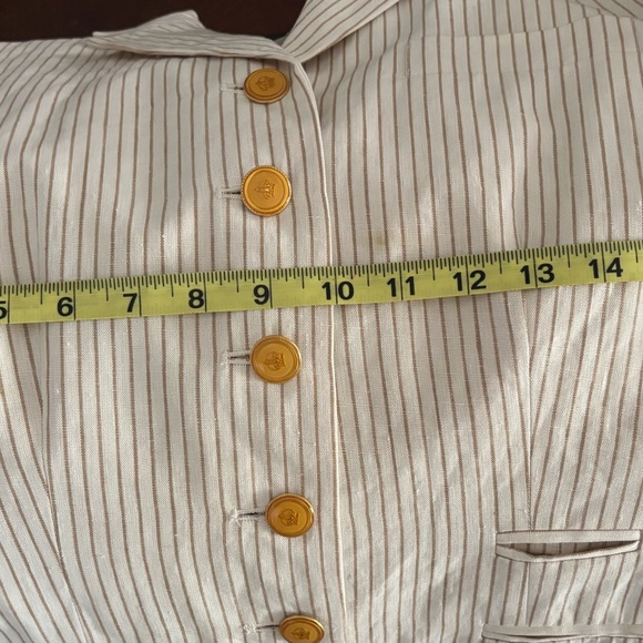Vintage J Peterman Button down Equestrian style 💯% linen jacket. - Picture 8 of 11